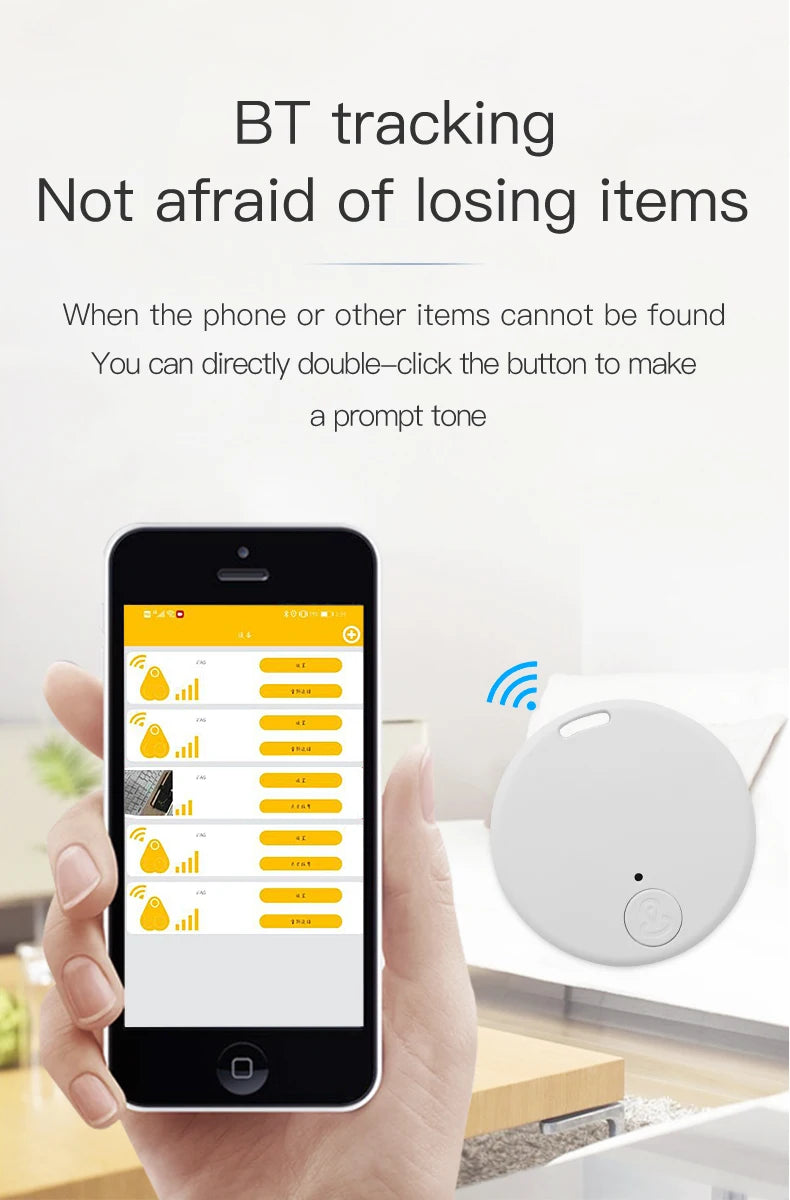 🔍 Mini GPS Tracker | 🧭 Anti-Lost Alarm | 🐾 Smart Bluetooth® Key Finder for Pets, Kids, Wallets & Keys | 🔑 Portable Tag & Locator