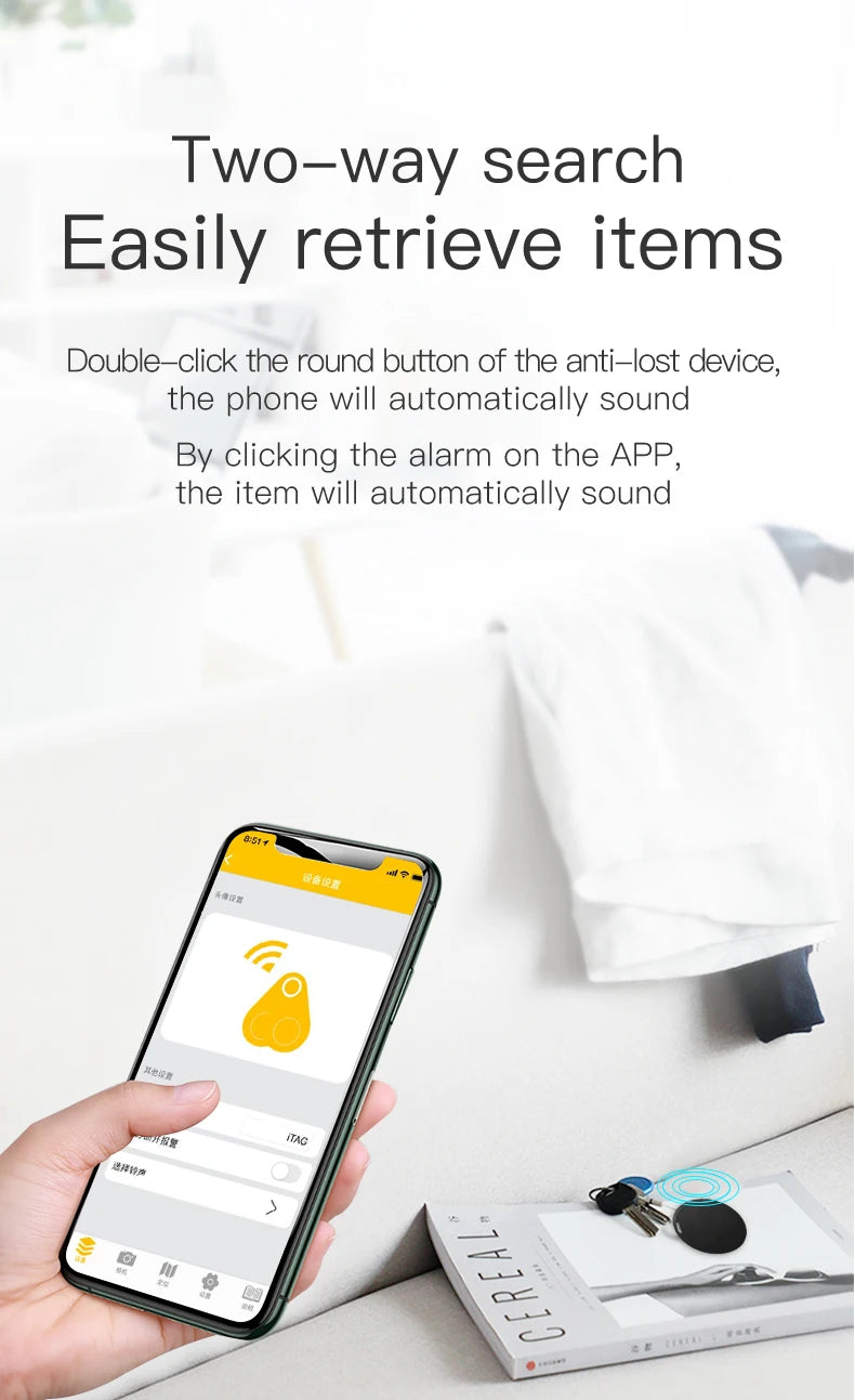 🔍 Mini GPS Tracker | 🧭 Anti-Lost Alarm | 🐾 Smart Bluetooth® Key Finder for Pets, Kids, Wallets & Keys | 🔑 Portable Tag & Locator