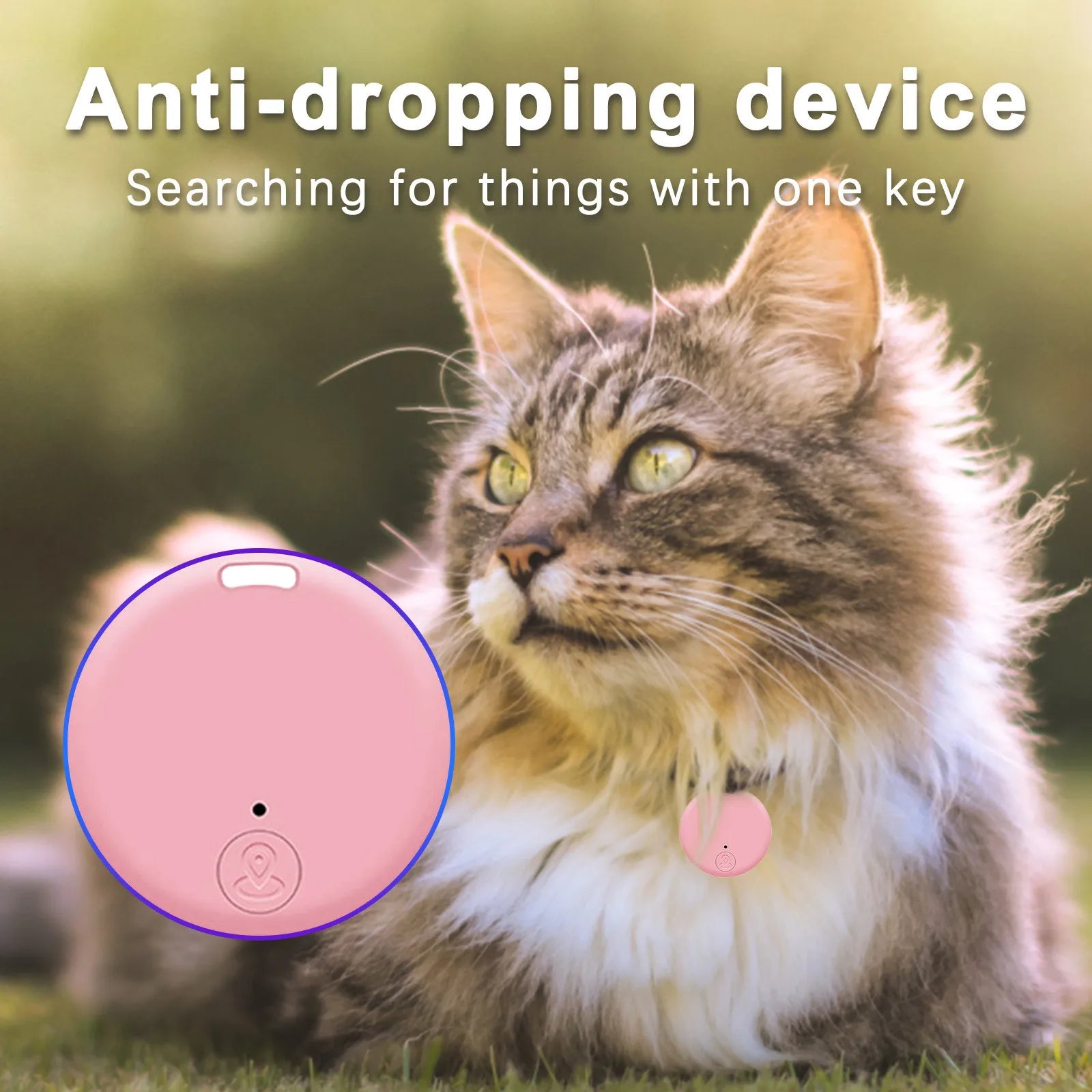 🔍 Mini GPS Tracker | 🧭 Anti-Lost Alarm | 🐾 Smart Bluetooth® Key Finder for Pets, Kids, Wallets & Keys | 🔑 Portable Tag & Locator