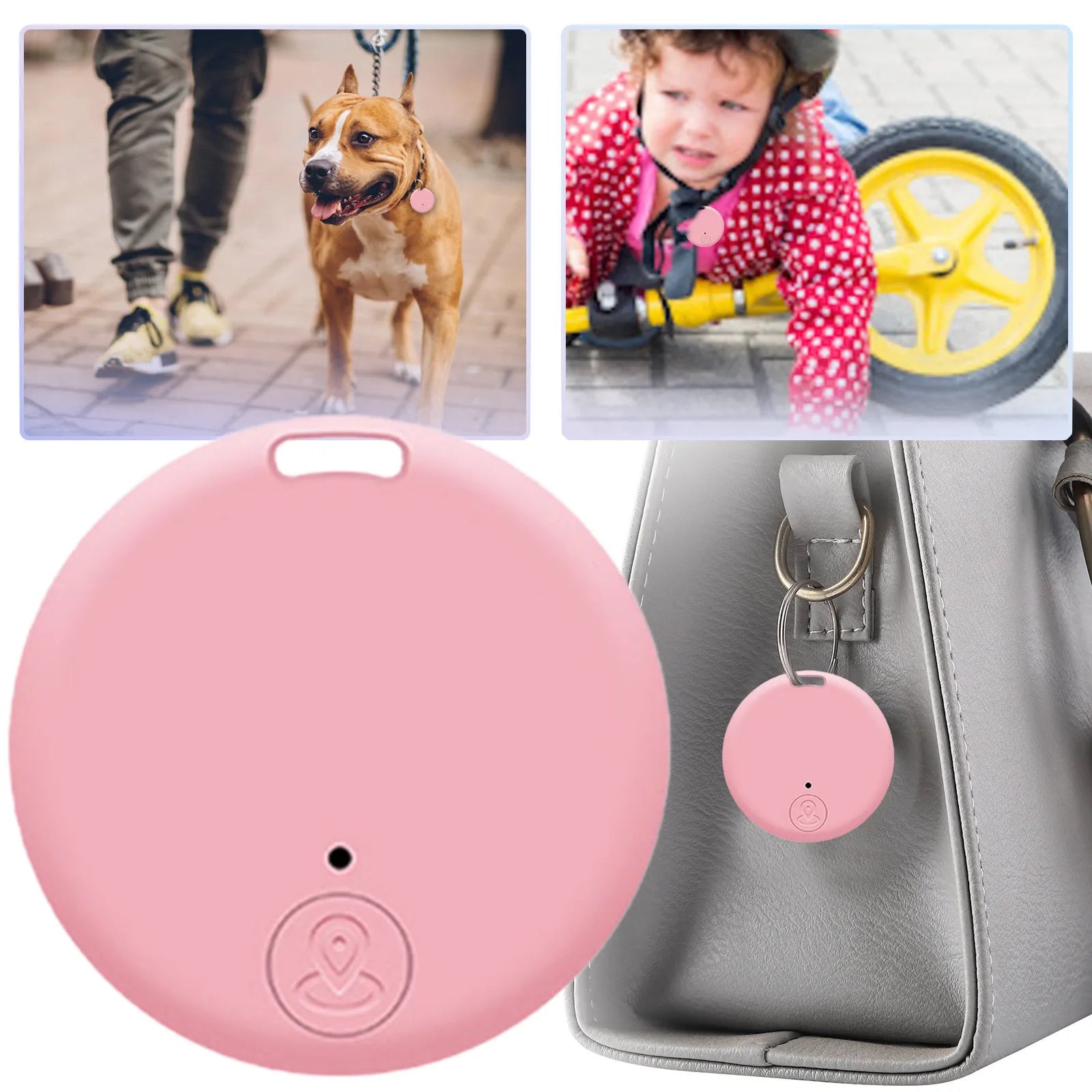 🔍 Mini GPS Tracker | 🧭 Anti-Lost Alarm | 🐾 Smart Bluetooth® Key Finder for Pets, Kids, Wallets & Keys | 🔑 Portable Tag & Locator