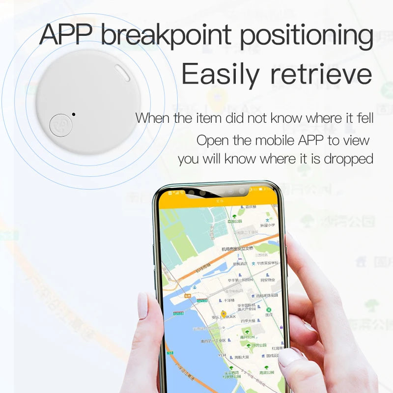 🔍 Mini GPS Tracker | 🧭 Anti-Lost Alarm | 🐾 Smart Bluetooth® Key Finder for Pets, Kids, Wallets & Keys | 🔑 Portable Tag & Locator