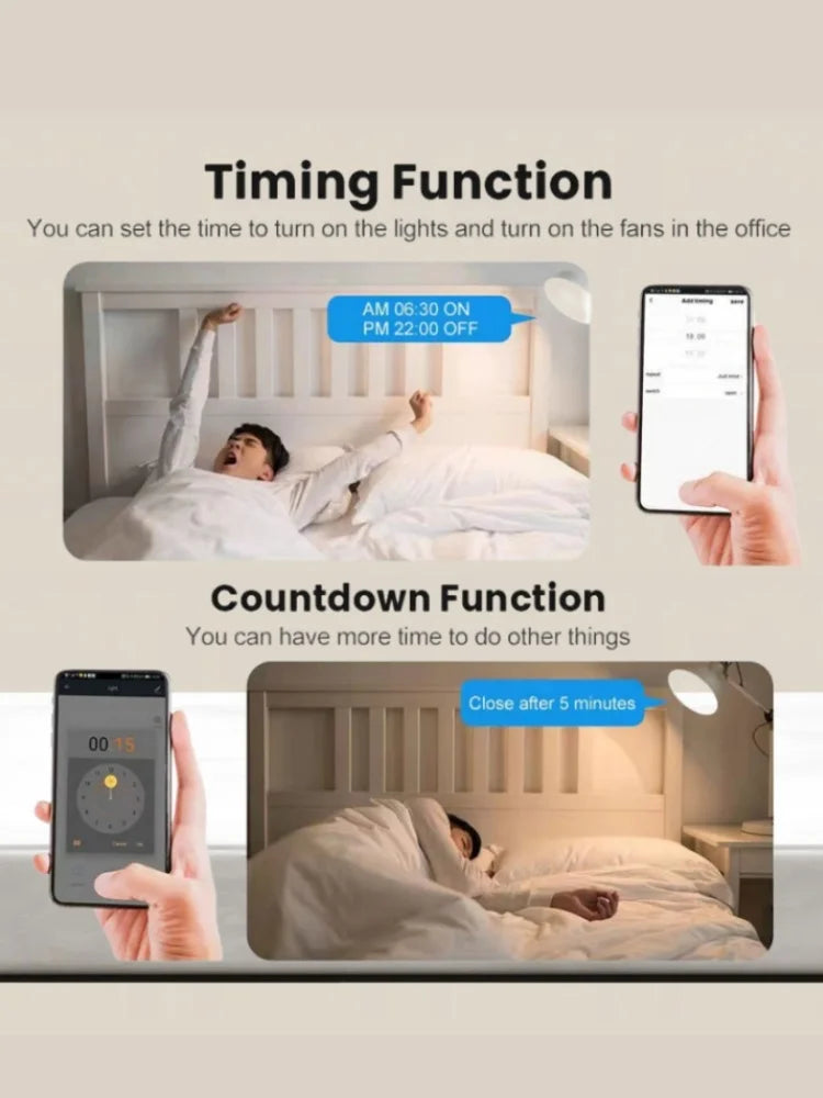 Tuya 16A MINI Wifi Switch DIY 1-way Remote Control Timer Relay Automation For Smart Life Work With Alexa Google Home Alice